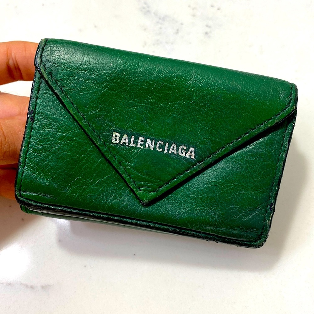 Balenciaga Papier Mini Wallet Trifold Wallet